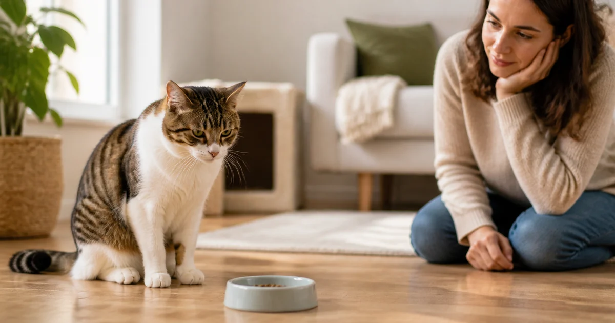 Portada editorial sobre Mi gato no come: por qué es urgente actuar
