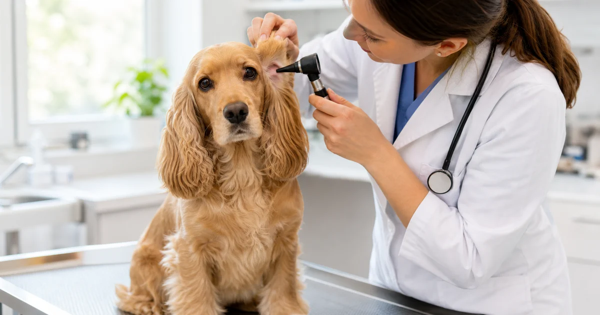 Portada editorial sobre Otitis en perros: señales, causas y tratamiento
