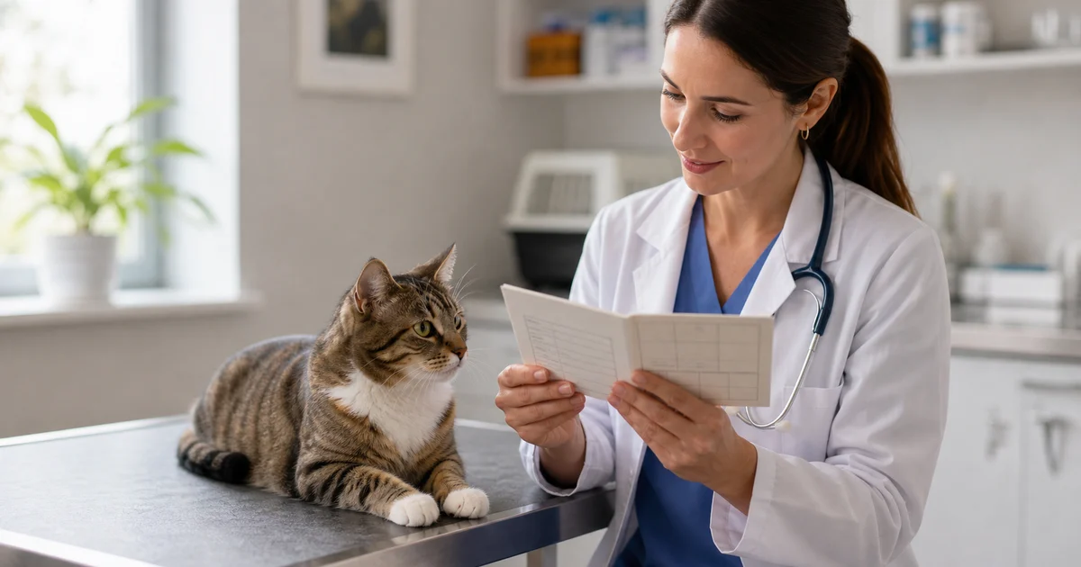 Portada editorial sobre Vacunas en gatos adultos: cuáles necesita y cuándo